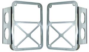 DV8 Offroad Tail Lamp Guard; Stainless D-JP-190007-SS