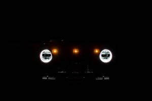 DV8 Offroad - DV8 Offroad GRJL-02 18-22 JEEP WRANGLER JL FRONT GRILL AMBER ACCENT LIGHTS GRJL-02 - Image 5