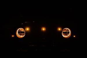 DV8 Offroad - DV8 Offroad GRJL-02 18-22 JEEP WRANGLER JL FRONT GRILL AMBER ACCENT LIGHTS GRJL-02 - Image 9