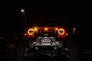 DV8 Offroad - DV8 Offroad GRJL-02 18-22 JEEP WRANGLER JL FRONT GRILL AMBER ACCENT LIGHTS GRJL-02 - Image 13