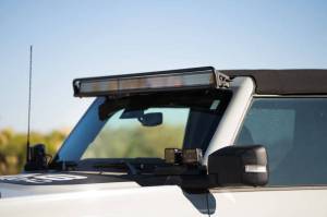 DV8 Offroad 2021-22 Ford Bronco; 52-Inch Straight LED Light Bar Mount LBBR-01