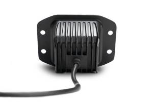 DV8 Offroad - DV8 Offroad UNIVERSAL 3 in. CUBE LED LIGHT WITH FLOOD PATTERN AND FLUSH MOUNT PLATE BUILT IN BE3FMW40W - Image 5