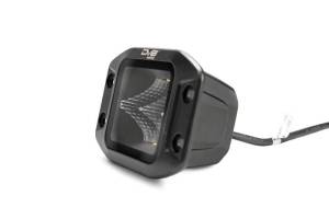 DV8 Offroad - DV8 Offroad UNIVERSAL 3 in. CUBE LED LIGHT WITH FLOOD PATTERN AND FLUSH MOUNT PLATE BUILT IN BE3FMW40W - Image 6