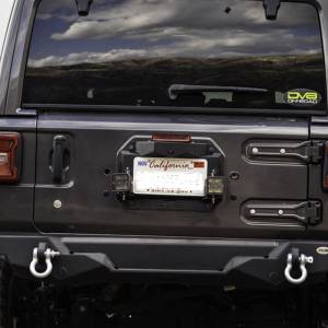 DV8 Offroad - DV8 Offroad 2018-22 Jeep Wrangler JL Spare Tire Delete With Light Mounts TSJL-03 - Image 2