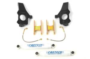Fabtech 3" SPINDLE SYS W/PERF SHKS 04-08 GM COLORADO/CANYON 2WD K1013