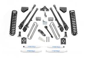 Fabtech - Fabtech 6" 4LINK SYS W/COILS & PERF SHKS 05-07 FORD F250 4WD W/O FACTORY OVERLOAD K2013 - Image 1