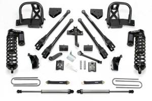 Fabtech - Fabtech 6" 4LINK SYS W/DLSS 4.0 C/O & RR DLSS 05-07 FORD F250 4WD W/FACTORY OVERLOAD K20141DL - Image 1