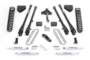 Fabtech 6" 4LINK SYS W/COILS & PERF SHKS 2008-16 FORD F250 4WD K2120