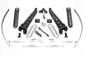 Fabtech 8" RAD ARM SYS W/COILS & PERF SHKS 2008-16 FORD F250 4WD W/FACTORY OVERLOAD K2124