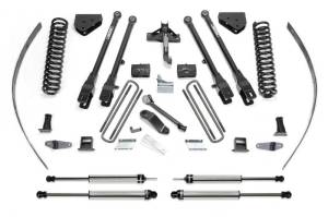 Fabtech 8" 4LINK SYS W/COILS & DLSS SHKS 2008-16 FORD F250 4WD W/FACTORY OVERLOAD K2126DL