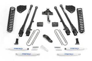 Fabtech - Fabtech 4" 4LINK SYS W/COILS & PERF SHKS 17-21 FORD F250/F350 4WD GAS K2254 - Image 1
