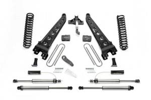 Fabtech 6" RAD ARM SYS W/COILS & 2.25 DL RESI FRT AND DL RR SHKS 17-21 FORD F250/350 4WD K2293DL