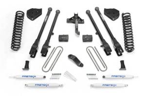 Fabtech 6" 4LINK SYS W/COILS & PERF SHKS 2018 FORD F450/F550 4WD DIESEL K2306