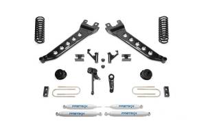 Fabtech 5" RADIUS ARM KIT W/ PERF SHKS 2013-18 RAM 3500 4WD K3144