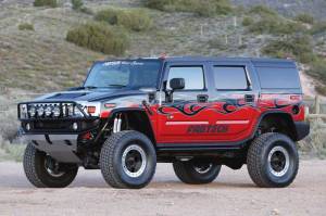 Fabtech - Fabtech 6" PERF SYS W/DLSS SHKS 03-08 HUMMER H2 SUV/SUT 4WD W/RR COIL SPRINGS K5000DL - Image 2