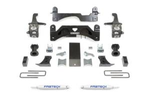 Fabtech 6" BASIC SYS W/C/O SPACERS & PERF RR SHKS 2016-21 TOYOTA TUNDRA 2WD/4WD K7054