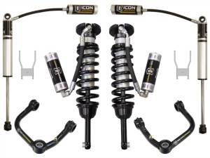 ICON Vehicle Dynamics 12-15 HILUX 0-3" STAGE 4 SUSPENSION SYSTEM W TUBULAR UCA K53144T