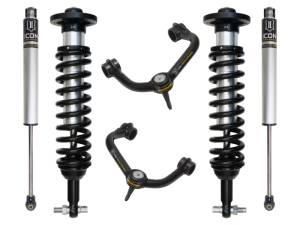 ICON Vehicle Dynamics 2015-2020 FORD F150 4WD 0-2.63" STAGE 2 SUSPENSION SYSTEM W TUBULAR UCA K93082T