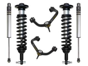 ICON Vehicle Dynamics 2015-2020 FORD F150 2WD 0-3" STAGE 2 SUSPENSION SYSTEM W TUBULAR UCA K93092T