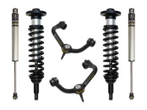 ICON Vehicle Dynamics 04-08 FORD F150 4WD 0-2.63" STAGE 2 SUSPENSION SYSTEM W TUBULAR UCA K93021T