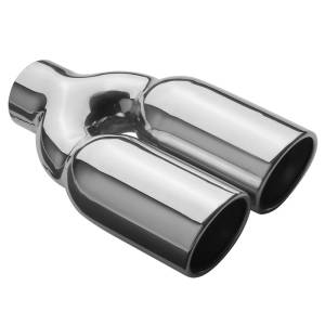 MagnaFlow Exhaust Products - MagnaFlow Exhaust Products Dual Exhaust Tip - 2.25in. Inlet/3in. Outlet 35168 - Image 1