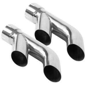 MagnaFlow Exhaust Products Exhaust Tip Set - Turn Down - 2.50In. 35218