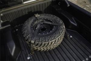 N-Fab - N-Fab Bed Mounted Rapid Tire Strap Universal - Gloss Black - Black Strap - BM1TSBK - Image 4