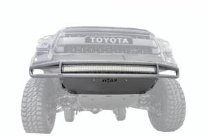 N-Fab - N-Fab M-RDS Front Bumper 14-17 Toyota Tundra - Gloss Black w/Silver Skid Plate - T141MRDS - Image 1