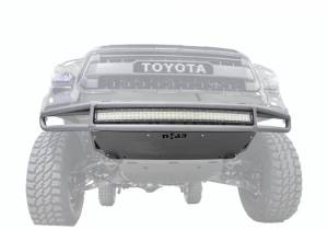 N-Fab - N-Fab M-RDS Front Bumper 14-17 Toyota Tundra - Gloss Black w/Silver Skid Plate - T141MRDS - Image 4