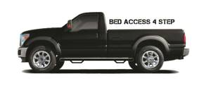 N-Fab - N-Fab Nerf Step 02-08 Dodge Ram 1500/2500 Regular Cab 6.4ft Bed - Gloss Black - Bed Access - 3in - D0268RC-4 - Image 5