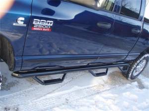 N-Fab - N-Fab Nerf Step 02-08 Dodge Ram 1500/2500/3500 Quad Cab 6.4ft Bed - Gloss Black - Bed Access - 3in - D0289QC-6 - Image 5