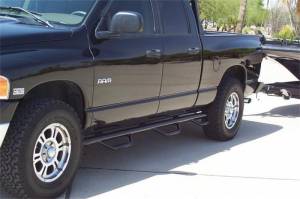N-Fab - N-Fab Nerf Step 02-08 Dodge Ram 1500/2500/3500 Quad Cab 6.4ft Bed - Gloss Black - Bed Access - 3in - D0289QC-6 - Image 8