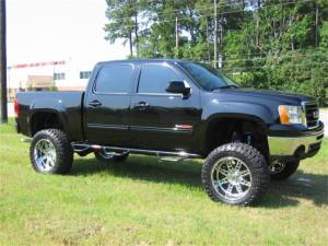 N-Fab - N-Fab Nerf Step 07-13 Chevy-GMC 1500 Crew Cab 5.7ft Bed - Gloss Black - Bed Access - 3in - C07100CC-6 - Image 7