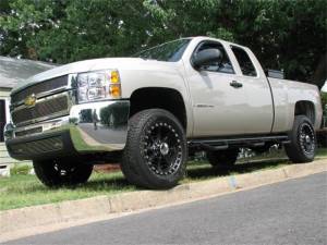 N-Fab - N-Fab Nerf Step 07-13 Chevy-GMC 2500/3500 Ext. Cab 6.5ft Bed - Gloss Black - Bed Access - 3in - C07100QC-6 - Image 7