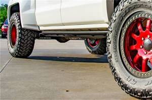 Armor & Protection - Rock Sliders and Steps - N-Fab - N-Fab RKR Rails 15-17 GMC - Chevy Canyon/Colorado Crew Cab - Tex. Black - 1.75in - G154RKRCC