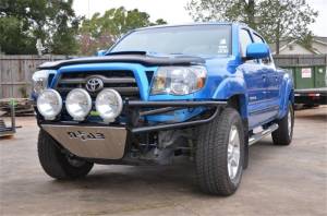 N-Fab RSP Front Bumper 05-15 Toyota Tacoma - Gloss Black - Multi-Mount - T053RSP