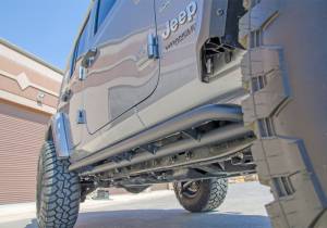 N-Fab - N-Fab RKR Rails 2018 Jeep Wrangler JL 4 Door FL- Tex. Black - 1.75in - J184RKR - Image 6