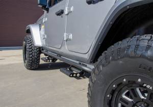 N-Fab - N-Fab RKR Rails 2018 Jeep Wrangler JL 4 Door Dab Length - Gloss Black - 1.75in - J184RKRS4 - Image 5