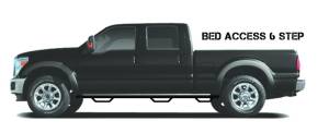 N-Fab - N-Fab Podium LG 15.5-19 Dodge RAM 1500 Crew Cab 6.4ft Bed - Bed Access - Tex. Black - 3in - HPD15103CC-6-TX - Image 2