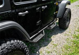 N-Fab - N-Fab RS Nerf Step 07-18 Jeep Wrangler JK 4DR - Full Length - Tex. Black - 507416412 - Image 7