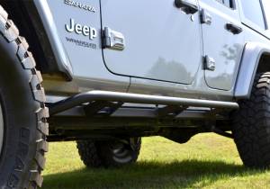 N-Fab - N-Fab Trail Slider Steps 18-20 Jeep Wrangler JL 4 Door SUV - SRW - Textured Black - TSJ184-TX - Image 2
