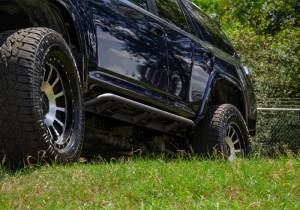 N-Fab - N-Fab Trail Slider Steps 15-20 Chevy/GMC Colorado/Canyon Crew Cab All Beds - SRW - Textured Black - TSG15CC-TX - Image 4