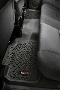 Rugged Ridge - Rugged Ridge All Terrain Floor Liner, Rear, Black; 07-13 Silverado/Sierra 1500 82951.11 - Image 4