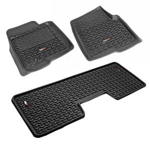 Rugged Ridge - Rugged Ridge All Terrain Floor Liner Kit, Black; 09-14 Ford F-150 SuperCrew 82989.21 - Image 2