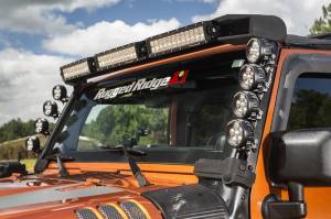 Rugged Ridge - Rugged Ridge Elite Fast Track Light Bar, Windshield Mounted; 07-18 Jeep Wrangler JK 11232.50 - Image 4