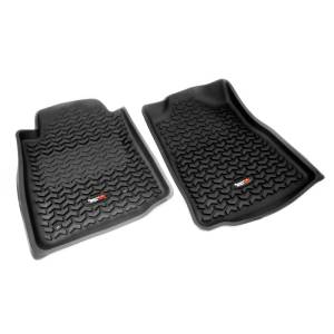 Rugged Ridge - Rugged Ridge All Terrain Floor Liner, Front Pair, Black, Auto; 05-11 Tacoma 82904.10 - Image 2