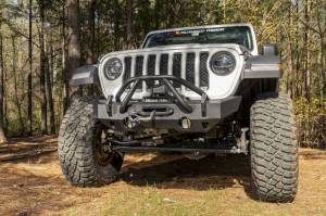 Rugged Ridge HD Bumper, Stubby, Front; 07-18 JK, 18-21 JL, 20-21 Gladiator JT 11540.32