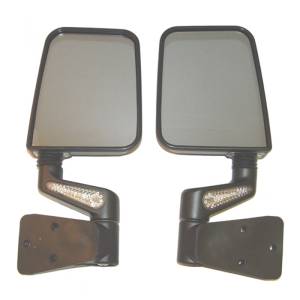 Rugged Ridge - Rugged Ridge Door Mirror Kit, LED Turn Signals, Heated, Black; 87-02 Wrangler YJ/TJ 11015.20 - Image 2