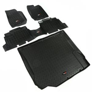 Rugged Ridge - Rugged Ridge All Terrain Floor Liner Set, Black; 07-10 Jeep Wrangler JK, 4 Door 12988.01 - Image 2