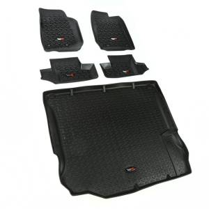 Rugged Ridge - Rugged Ridge All Terrain Floor Liner Set, Black; 11-18 Jeep Wrangler JK, 2 Door 12988.03 - Image 2